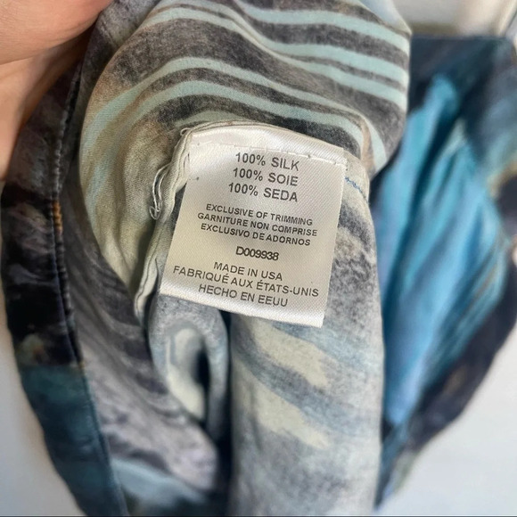 House of Harlow Silk Tiered Watercolor Dress - Picture 8 of 8